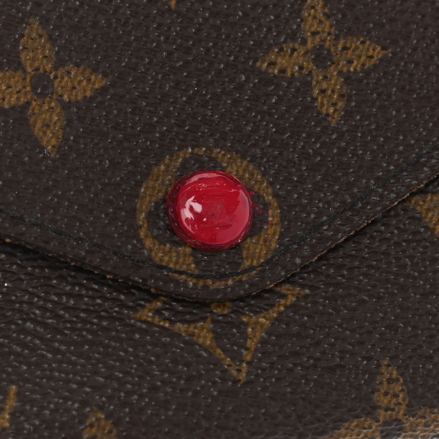 Louis Vuitton Monogram Josephine Wallet Red 11 of 18