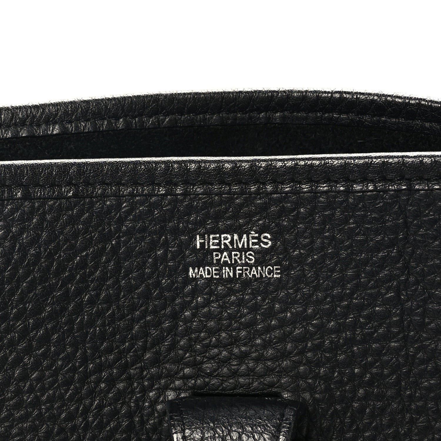 Hermes Taurillon Clemence Evelyne GM Black 6 of 11