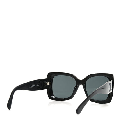 Chanel Square Polarized CC 5494-A Sunglasses Black 4 of 7