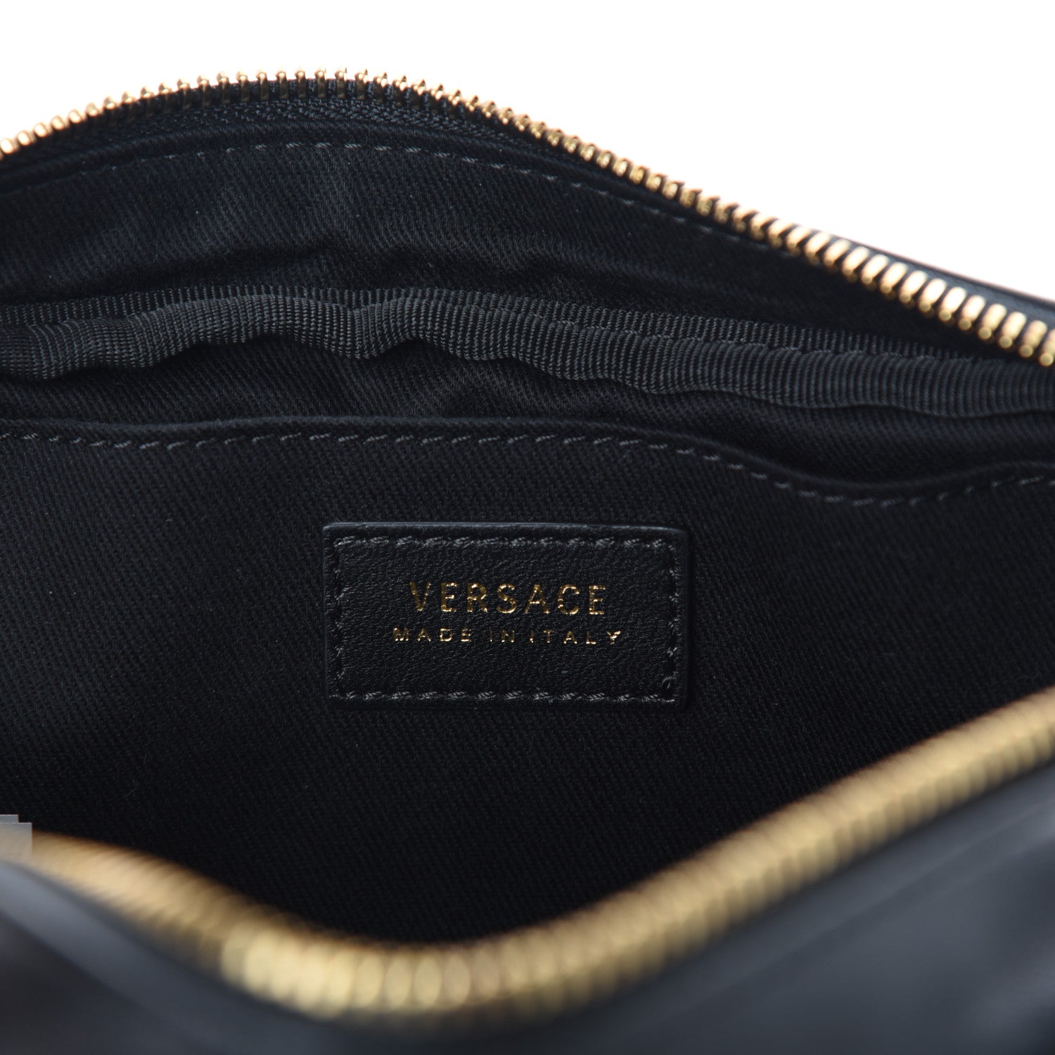 Versace Nappa Barocco Quilted Vanitas Medea Belt Bag Black 7 of 10