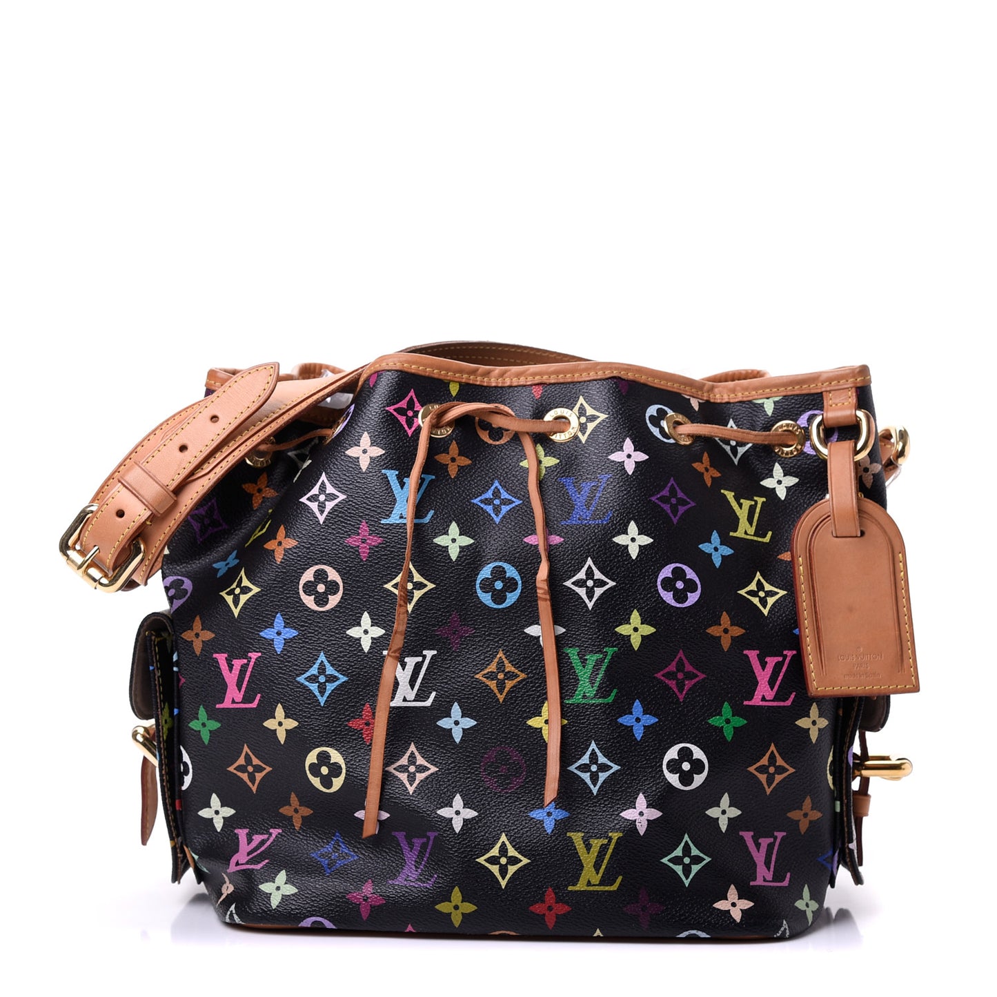 Monogram Multicolor Petit Noe Black