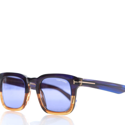Tom Ford Acetate Dax Sunglasses TF751 Blue 7 of 8