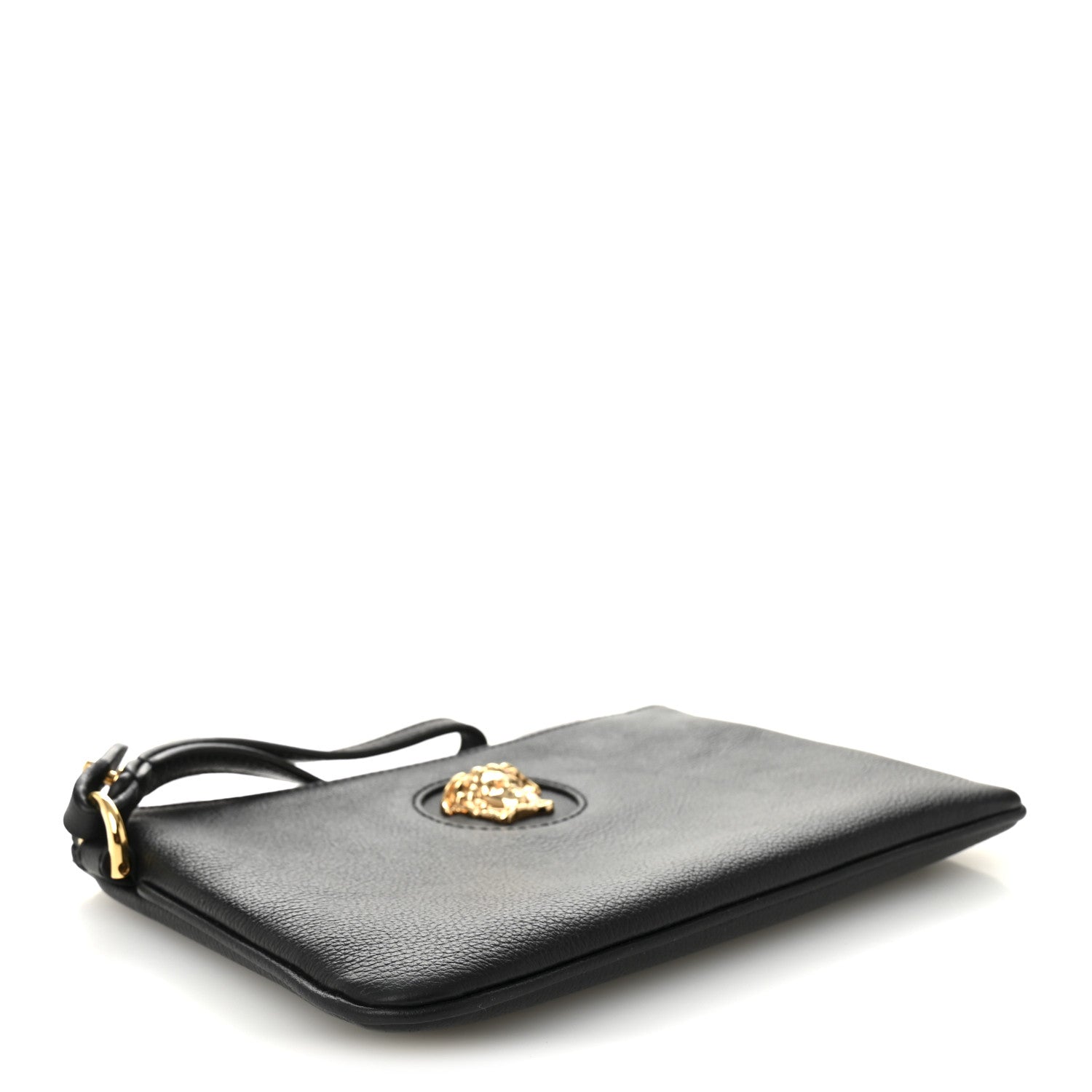 Versace Grained Calfskin La Medusa Pouch Black 4 of 8