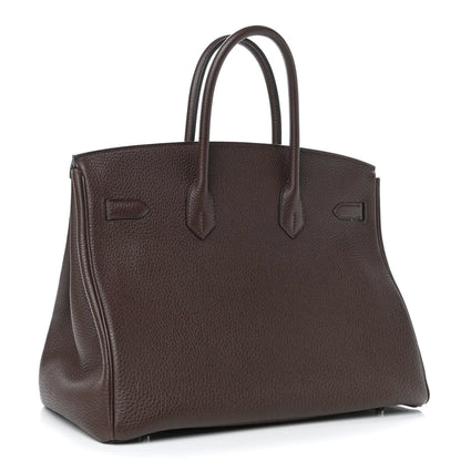 Hermes Togo Birkin 35 Chocolate 2 of 11