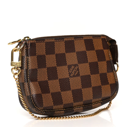 Louis Vuitton Damier Ebene Mini Pochette Accessories 3 of 10