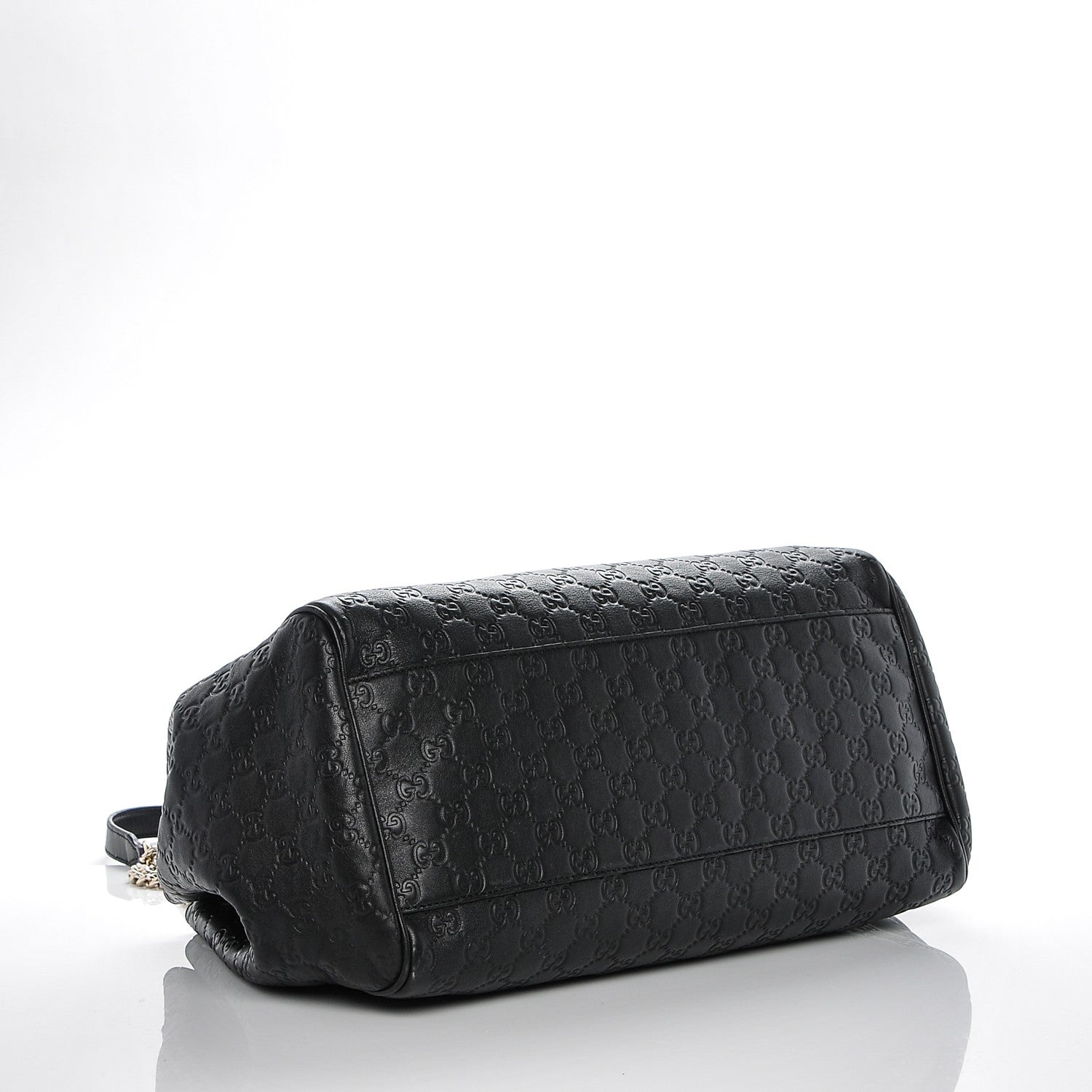 Gucci Guccissima Medium Emily Shoulder Bag Black 4 of 7