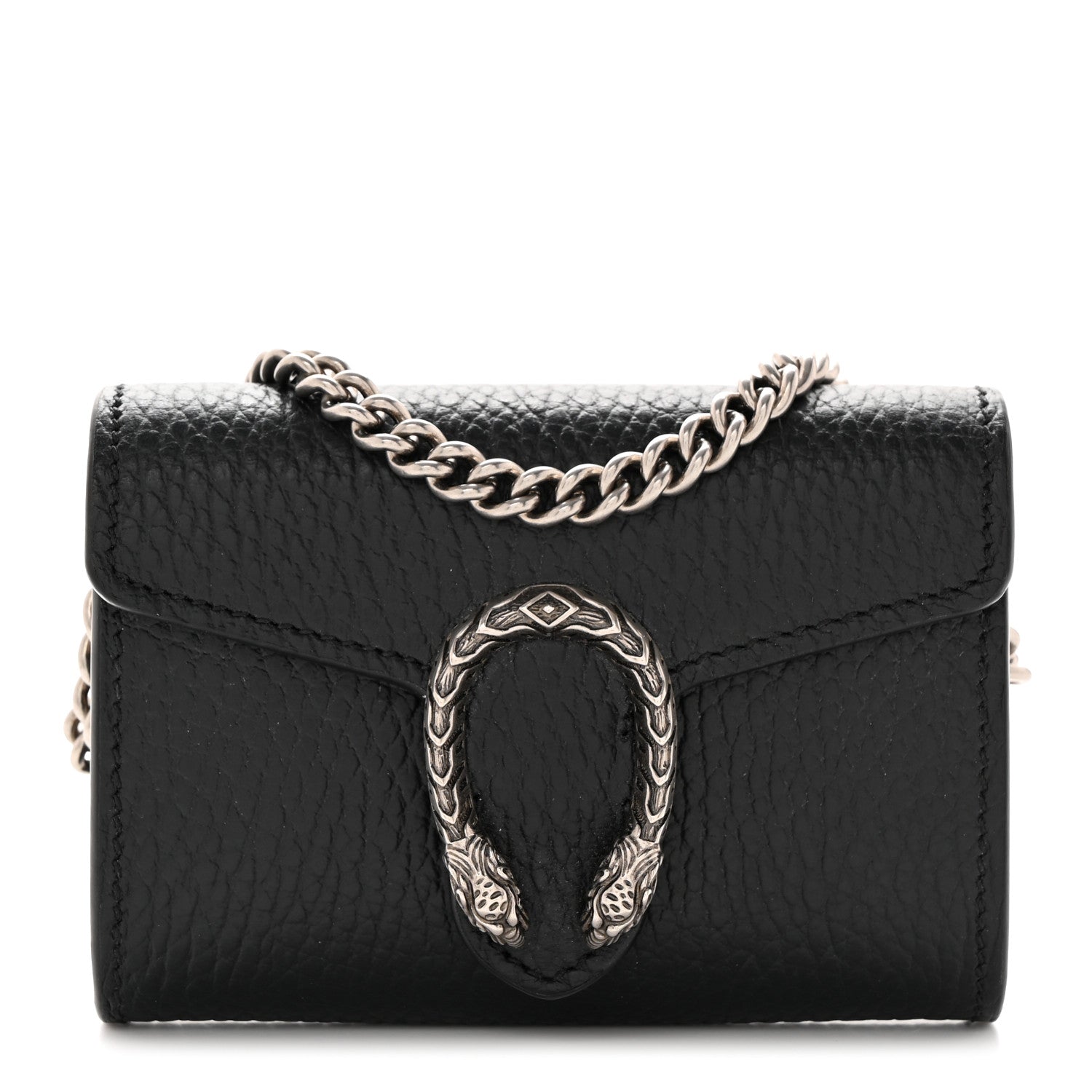 Gucci Calfskin Dionysus Coin Purse Black 1 of 11