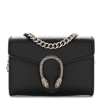 Gucci Calfskin Dionysus Coin Purse Black 1 of 11