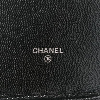 Chanel Caviar Quilted Classic Phone Holder Black 7 of 12