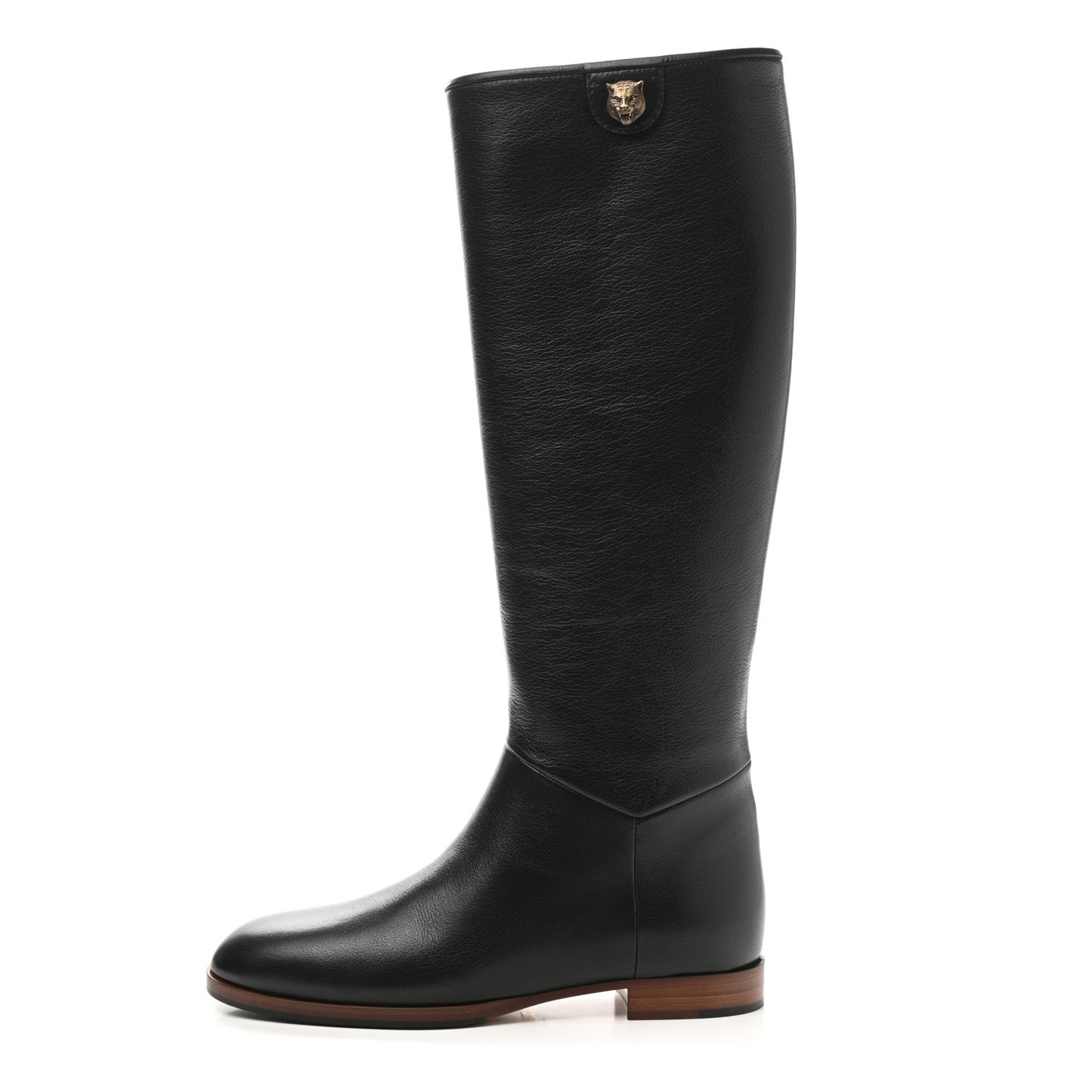 Calfskin Piuma Lux Energy High Boots 35.5 Black