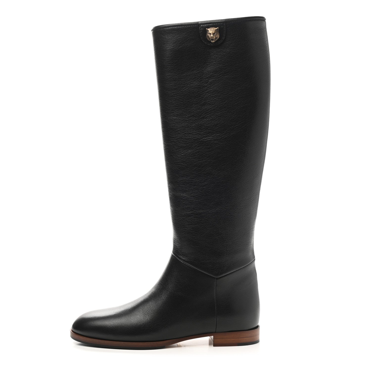 Gucci Calfskin Piuma Lux Energy High Boots 35.5 Black 1 of 9