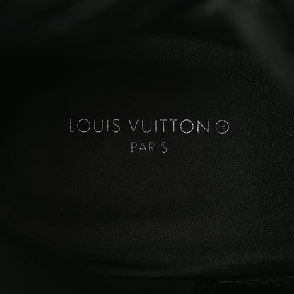Louis Vuitton LOUIS VUITTON Calfskin Monogram Denim Laureate Platform Desert Boots 41 Grey 8 of 8