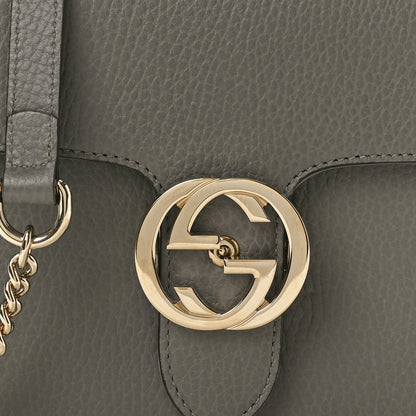 Gucci Dollar Calfskin Small Interlocking G Shoulder Bag Loess 8 of 10