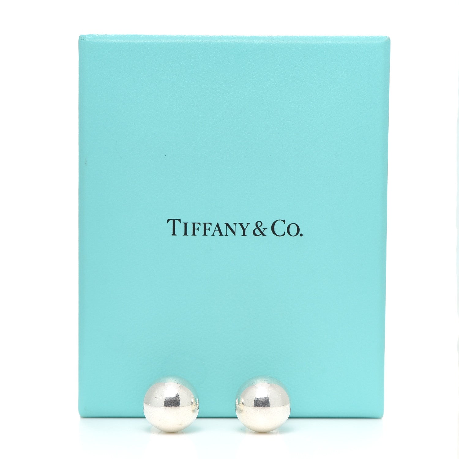 Tiffany Sterling Silver 14mm HardWear Ball Earrings 5 of 5