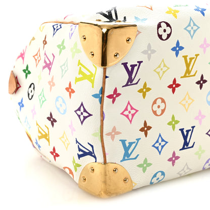Louis Vuitton Monogram Multicolor Speedy 30 White 8 of 10