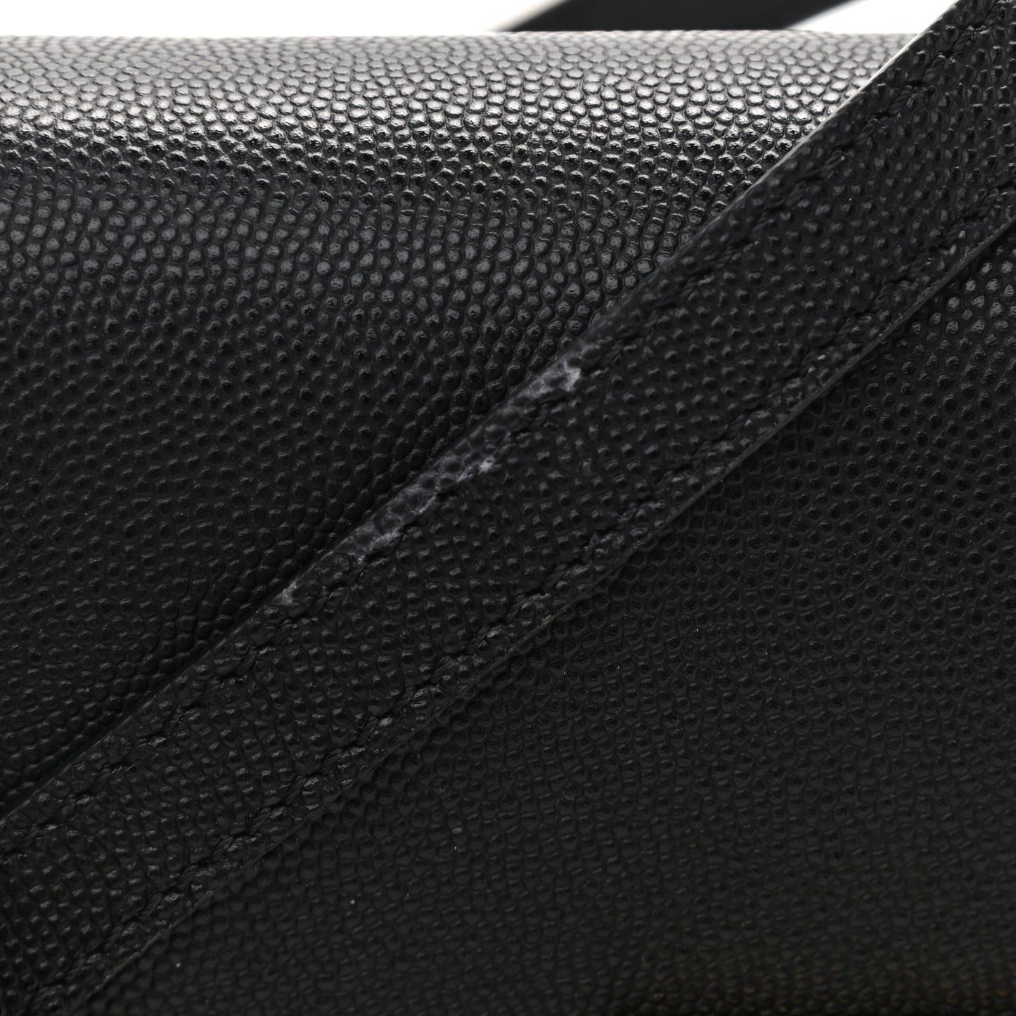 Grained Calfskin Mini TB Bag Black