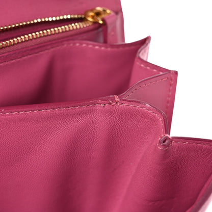 Celine Smooth Calfskin Medium Classic Box Flap Bag Pink 18 of 42