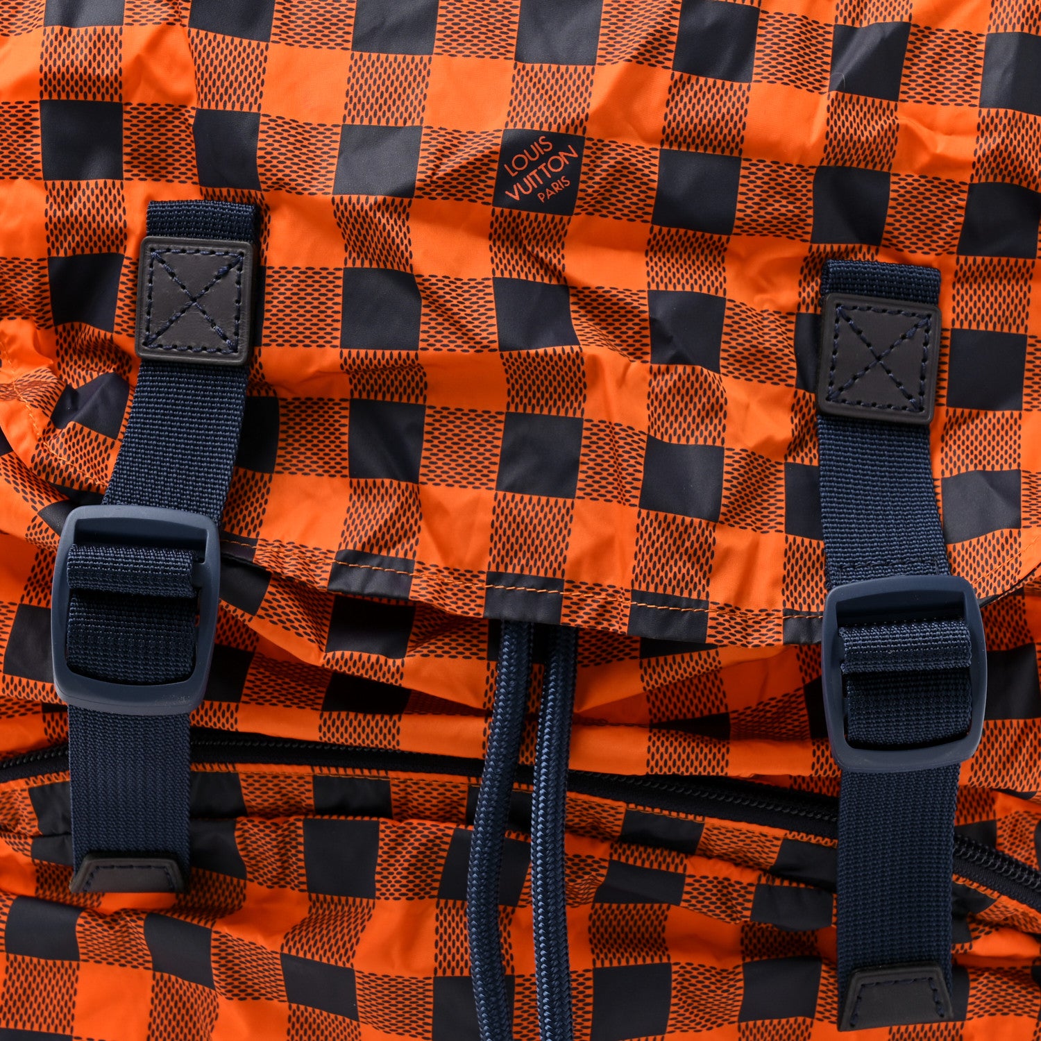 Louis Vuitton Nylon Damier Masai Adventure Practical Backpack Orange 7 of 9