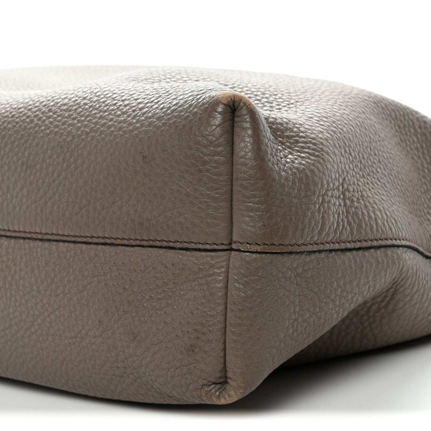 Vitello Daino Shopping Tote Argilla