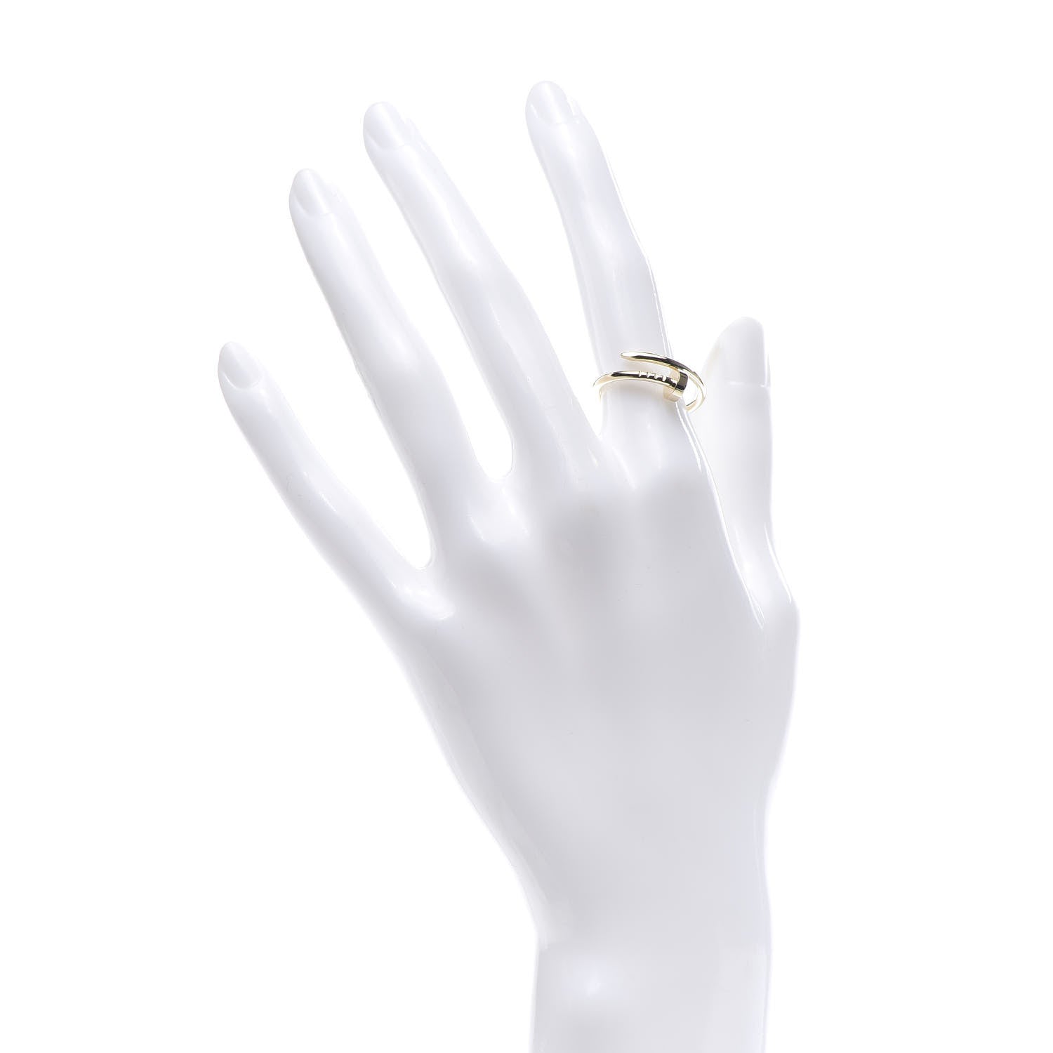 Cartier 18K Yellow Gold Small Juste Un Clou Ring 53 6.25 2 of 6