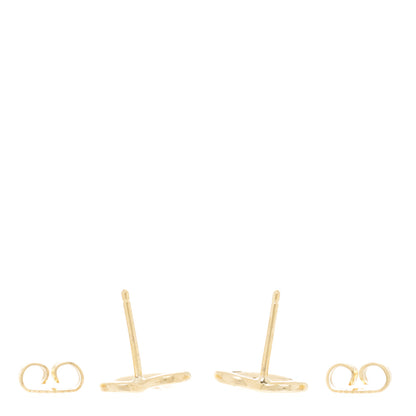 Tiffany 18K Yellow Gold 11mm Elsa Peretti Open Heart Earrings 3 of 4