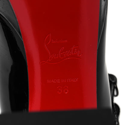 Christian Louboutin Patent Movida Jane 130 Pumps 38 Black 6 of 8