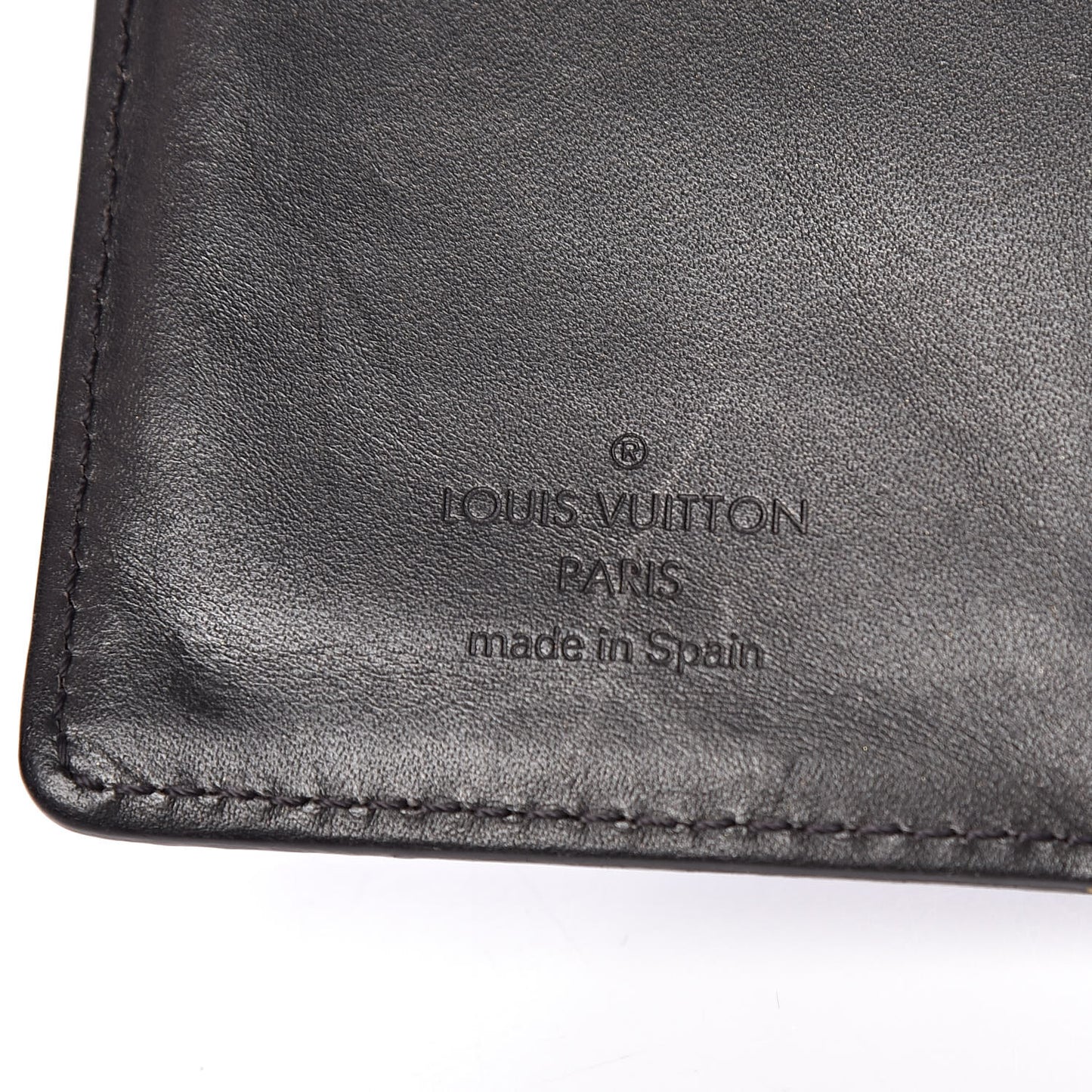Mat Monogram Small Ring Agenda Cover Black
