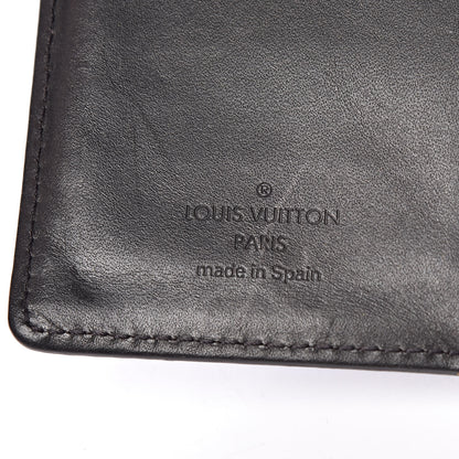 Louis Vuitton Mat Monogram Small Ring Agenda Cover Black 6 of 11