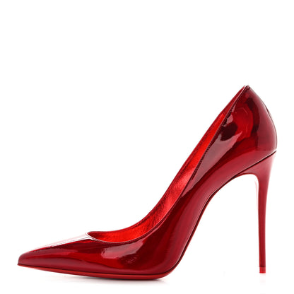 Christian Louboutin Metallic Patent Psychic So Kate 100 Pumps 38.5 Loubi 1 of 8