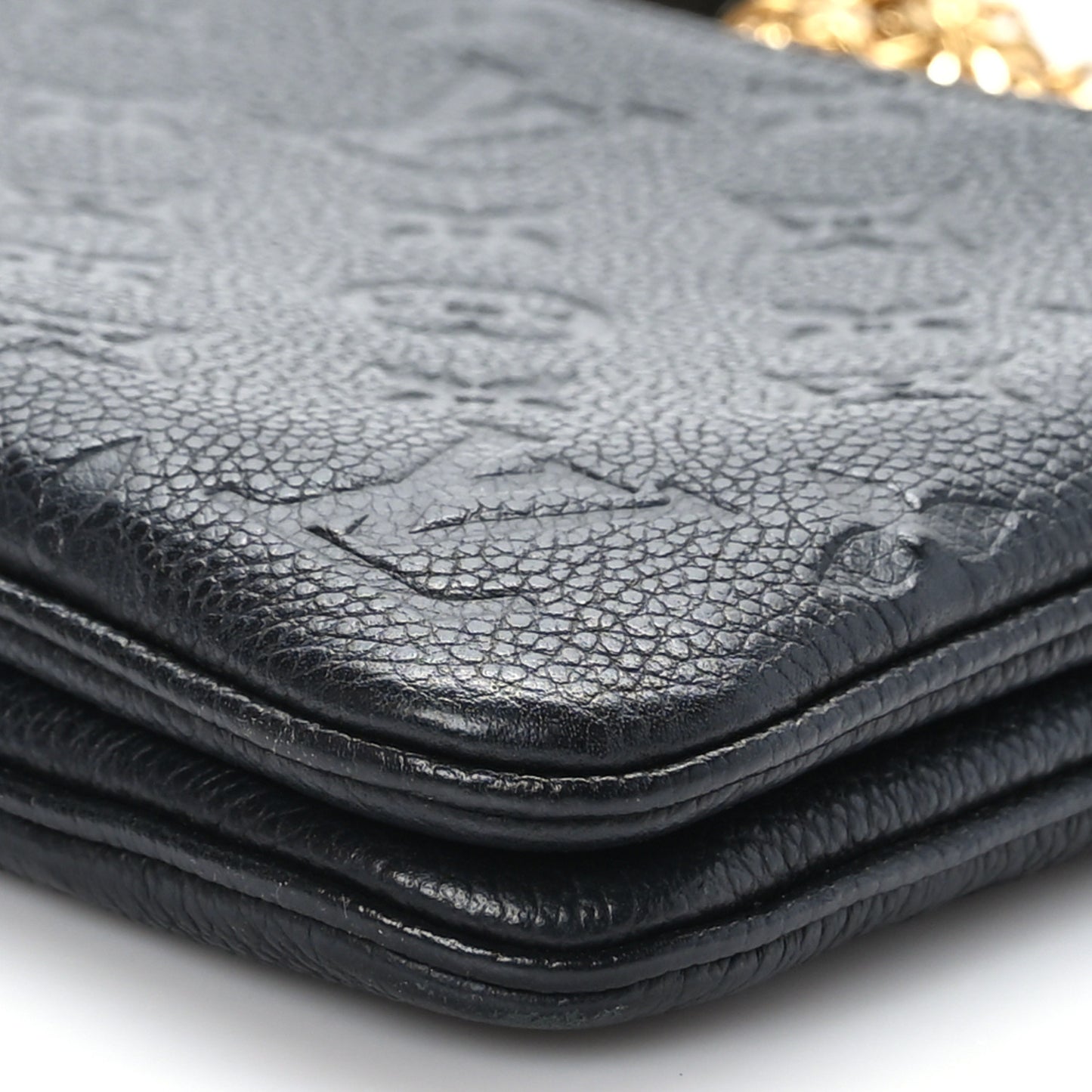 Empreinte Double Zip Pochette Black
