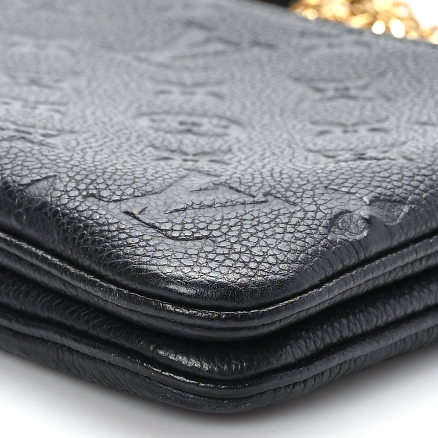 Louis Vuitton Empreinte Double Zip Pochette Black 9 of 9