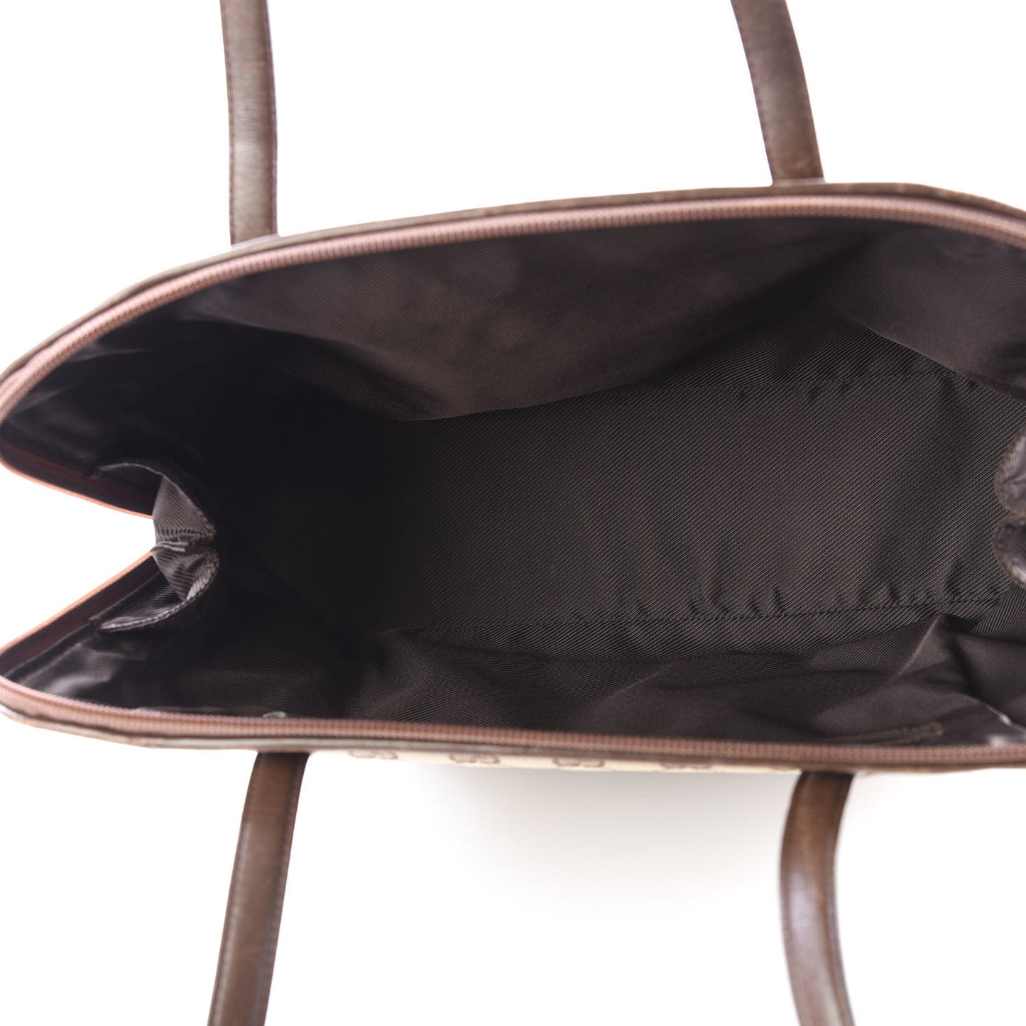 Monogram Medium Tote Dark Brown