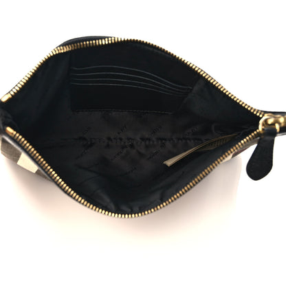Burberry House Check Derby Peyton Crossbody Clutch Bag Black 5 of 9