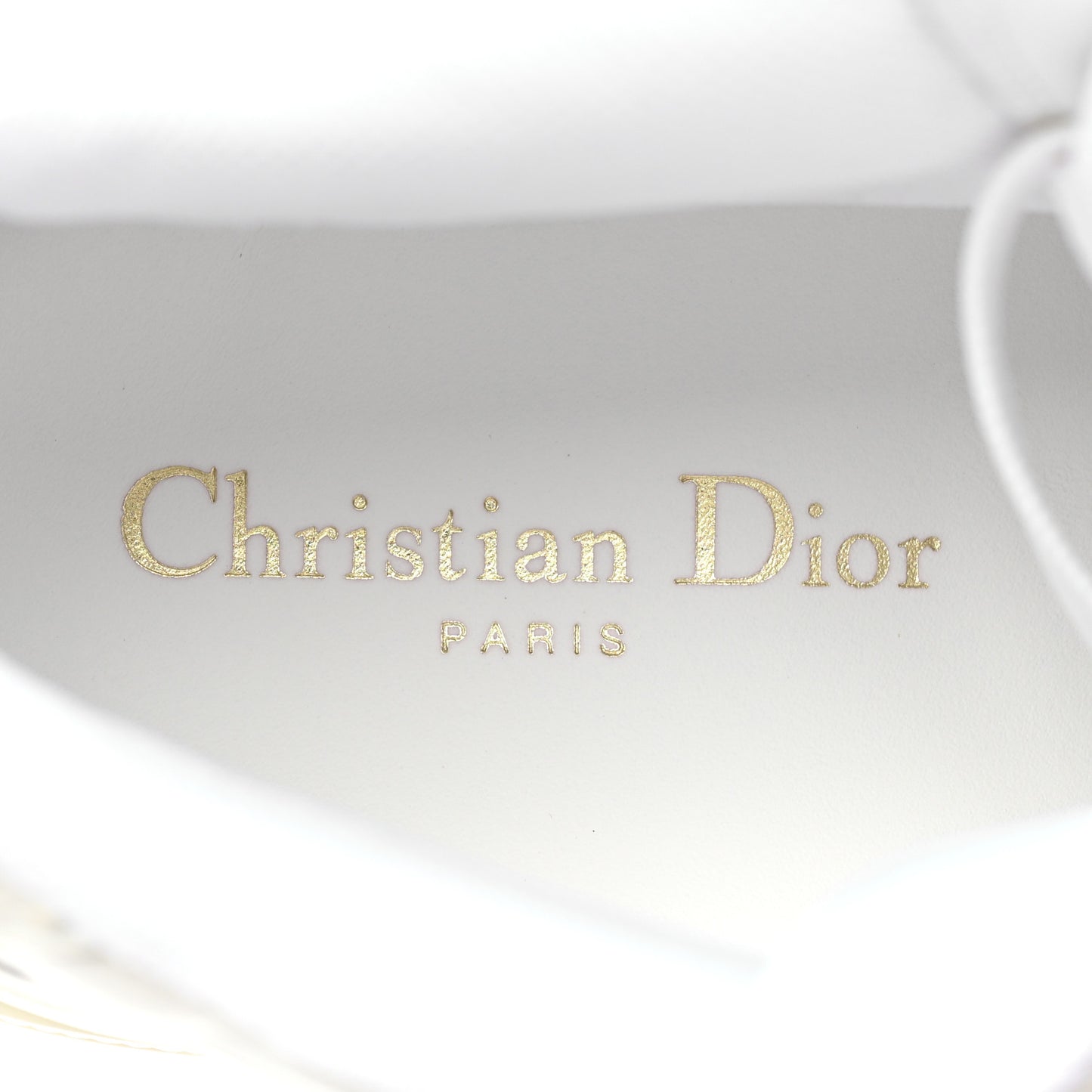 Etoile Embossed Dior High Top Sneakers 40 Snow White