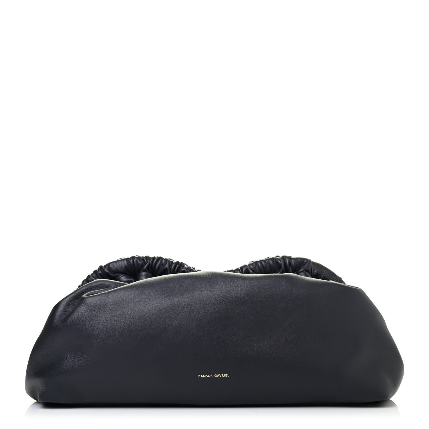 Mansur Gavriel Lambskin Cloud Clutch Blue 1 of 4