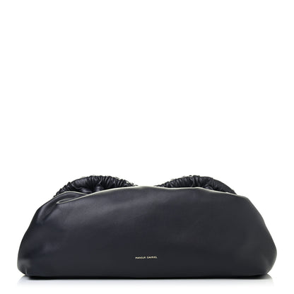 Mansur Gavriel Lambskin Cloud Clutch Blue 1 of 4