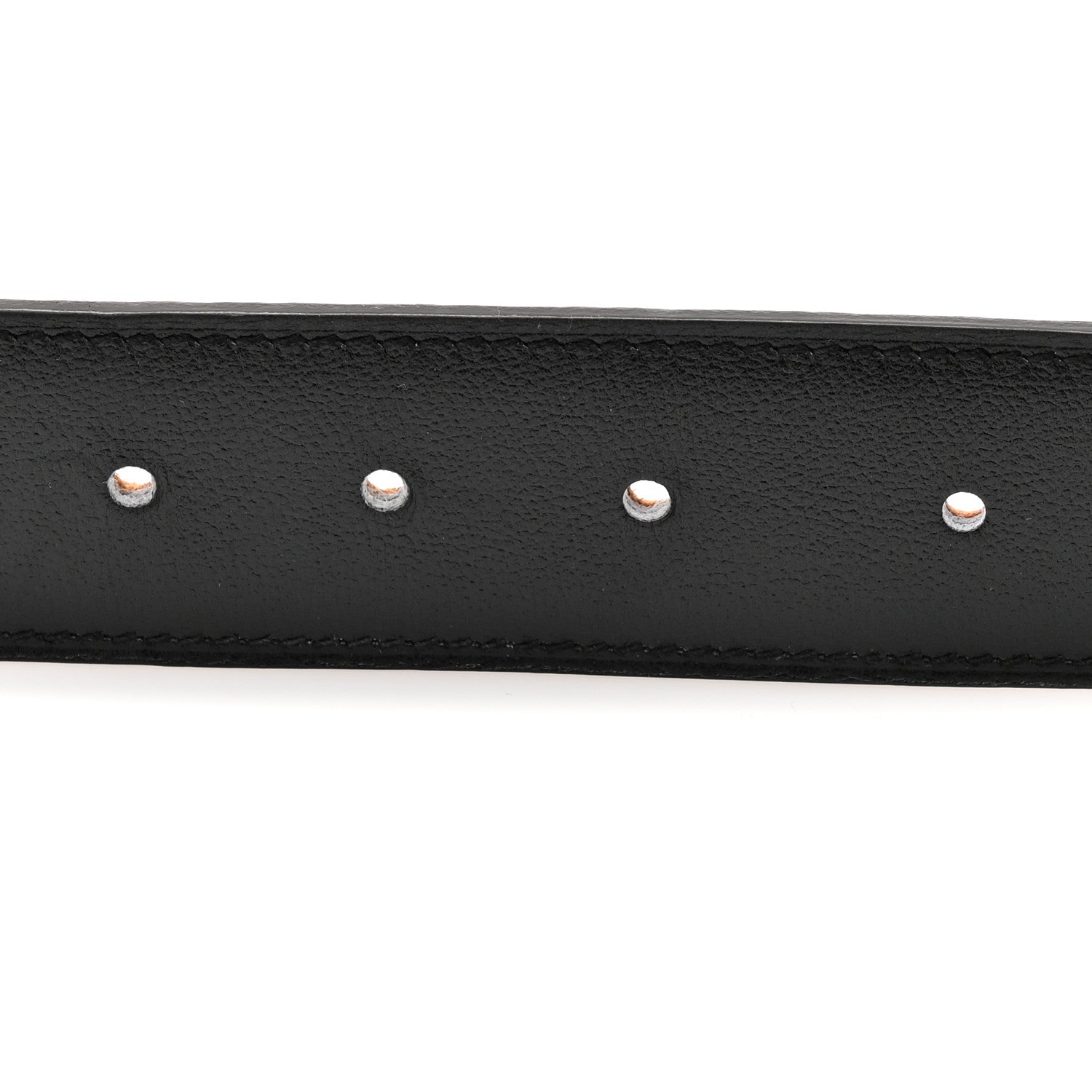 Hermes Box Togo 32mm H Belt 85/34 Black Gold 3 of 4