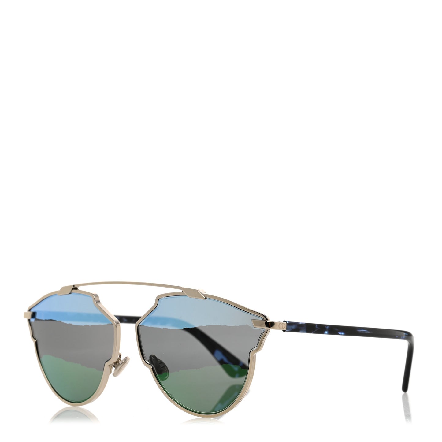 Acetate Metal So Real A Sunglasses Blue Multicolor