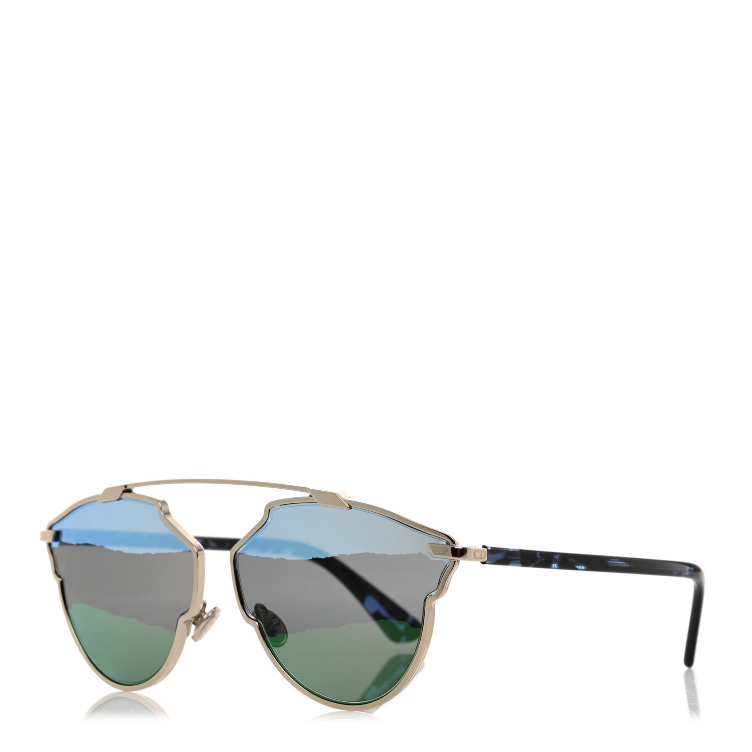 Christian Dior Acetate Metal So Real A Sunglasses Blue Multicolor 1 of 8