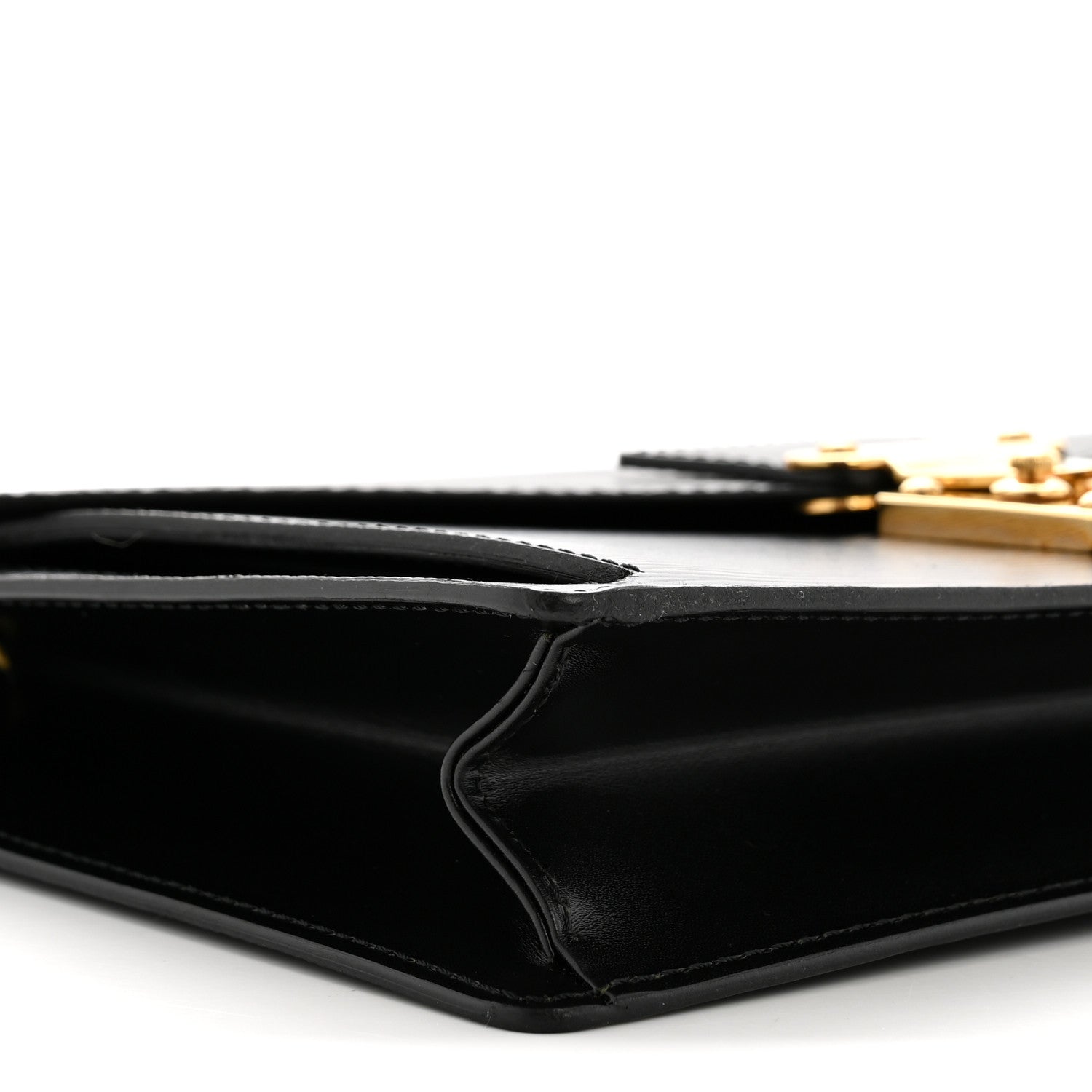 Louis Vuitton Epi Pochette Sellier Dragonne Clutch Black 9 of 13