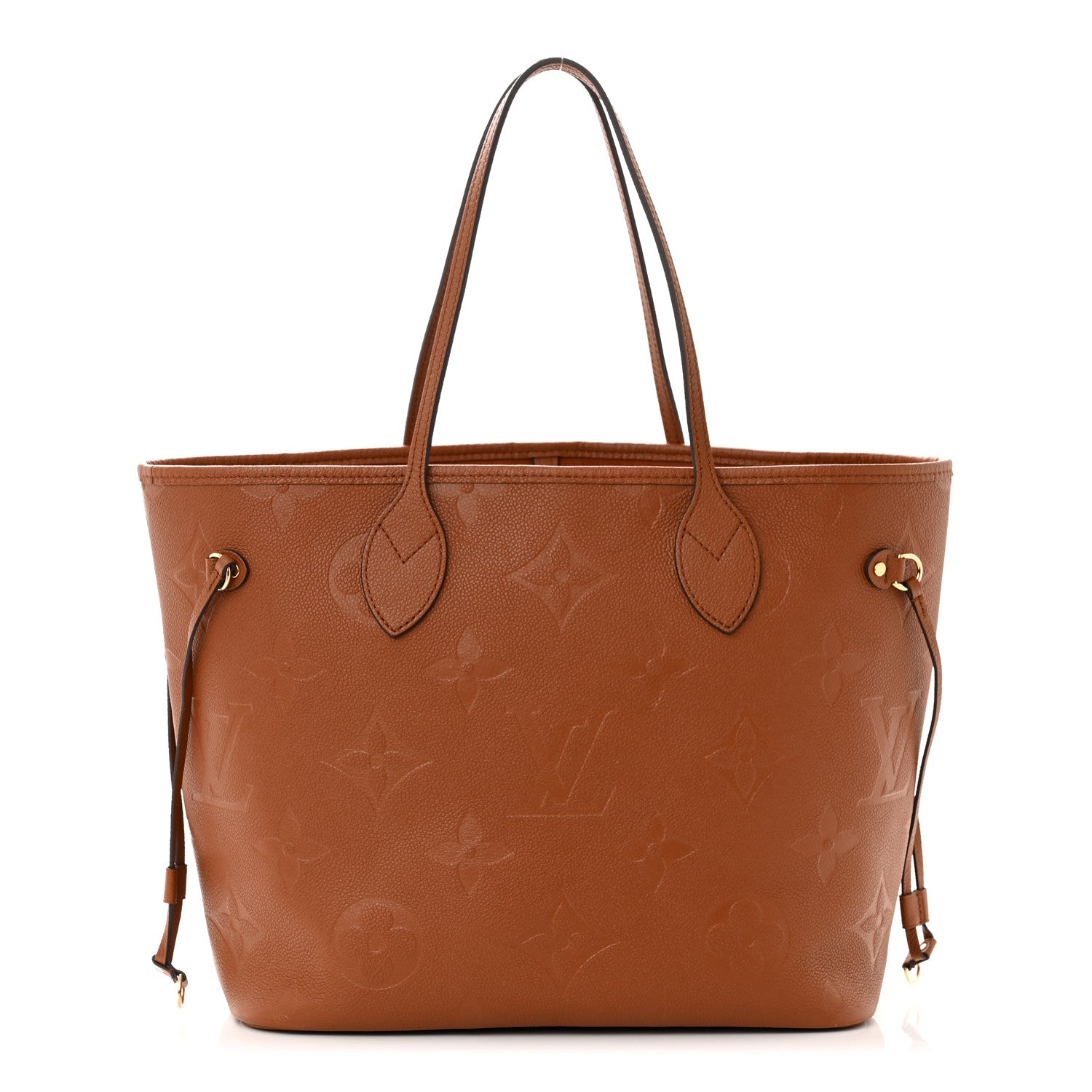 Louis Vuitton Empreinte Monogram Giant Neverfull MM Cognac 3 of 10