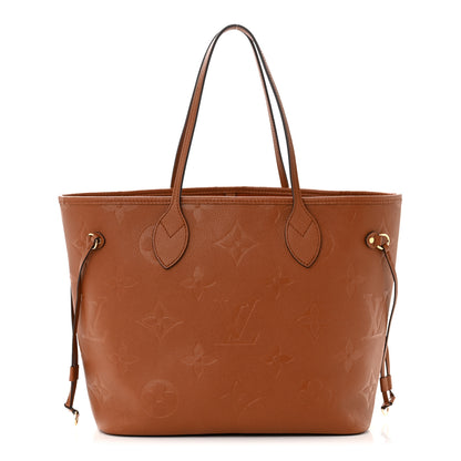 Louis Vuitton Empreinte Monogram Giant Neverfull MM Cognac 3 of 10