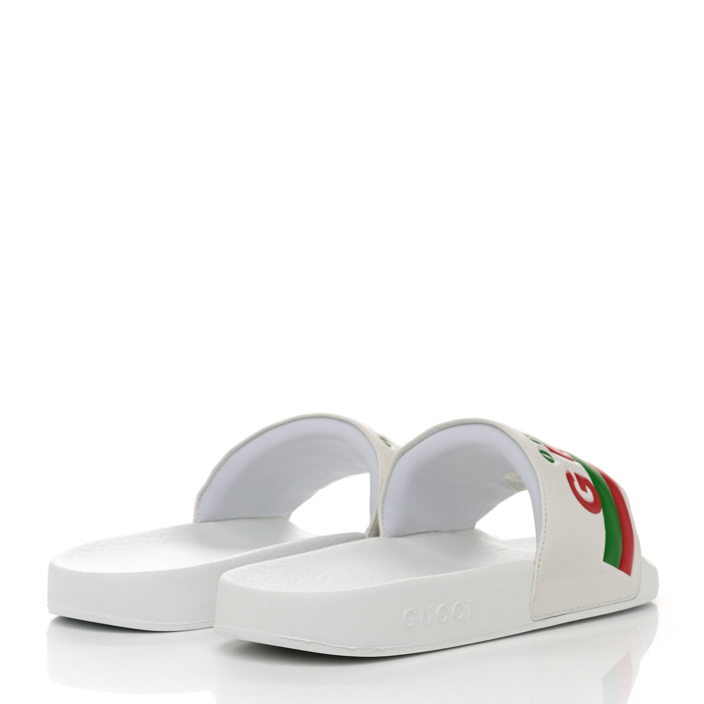 Nappa Original Gucci Mens Slide Sandals 10 Great White
