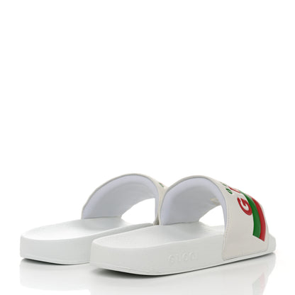Gucci Nappa Original Gucci Mens Slide Sandals 10 Great White 4 of 9