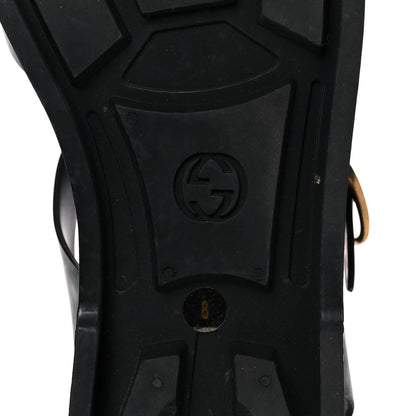 Gucci Rubber Mens Buckle Strap Sandal 8 Black 7 of 12