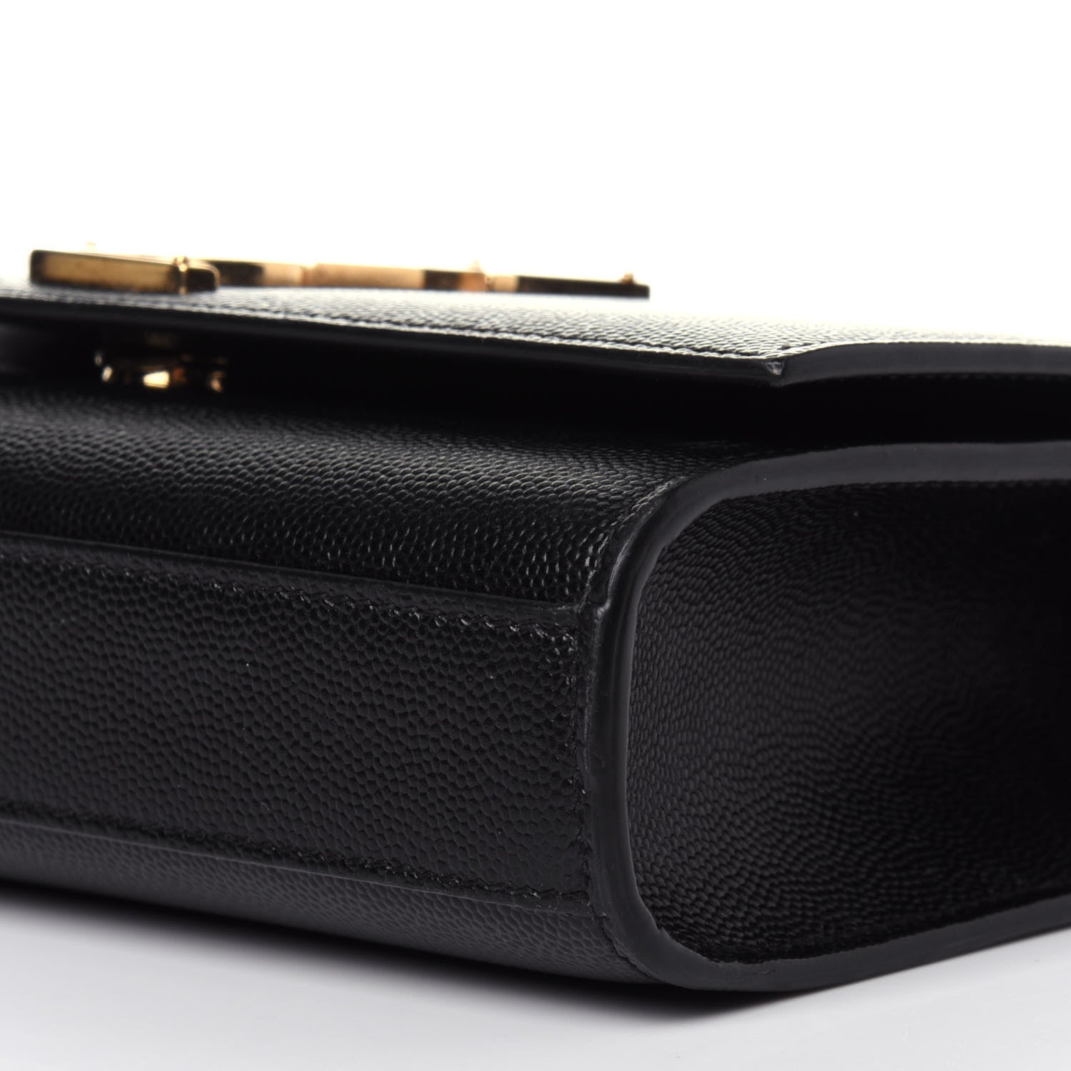 Saint Laurent Grain De Poudre Small Monogram Kate Satchel Black 8 of 10