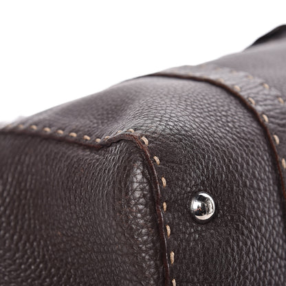 Fendi Cuoio Romano Selleria Large Linda Satchel Testa di Moro 8 of 13
