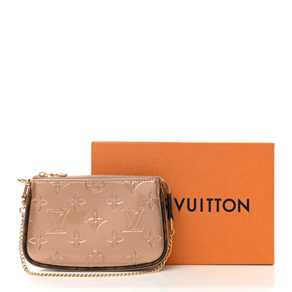 Louis Vuitton Metallic Vernis Mini Pochette Accessories Rose Gold 7 of 7