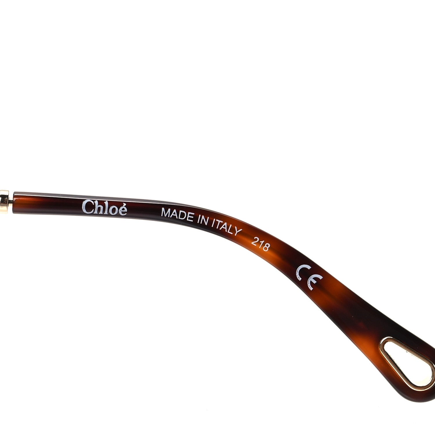 Chloe Poppy Cutout Square Sunglasses CE133S Gold Brown 5 of 6