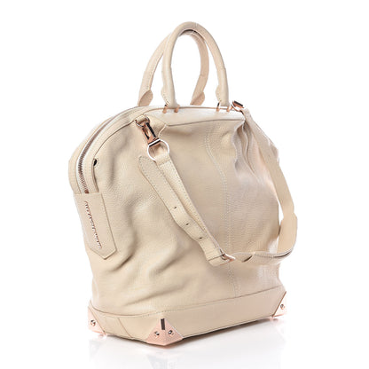 Alexander Wang Pebbled Calfskin Large Emile Eggshell 4 of 15